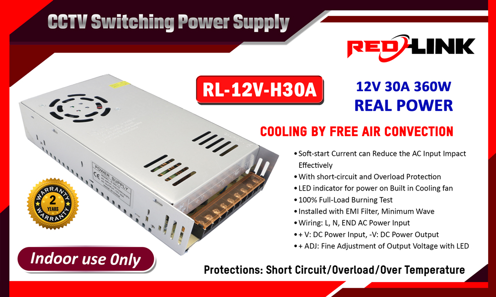 RL-12V-H30A SWITCHING POWER SUPPLY redlink Sri lanka
