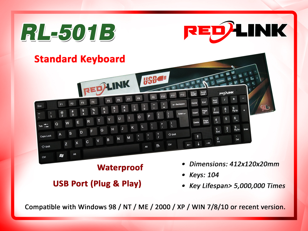 RL-501B KEYBOARD redlink Sri lanka