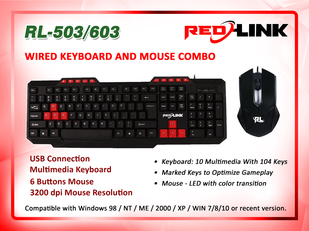 RL-503/603 KEYBOARD redlink Sri lanka