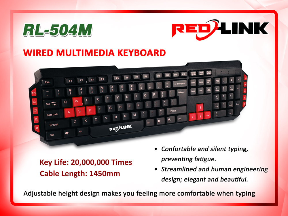 RL-504M KEYBOARD redlink Sri lanka