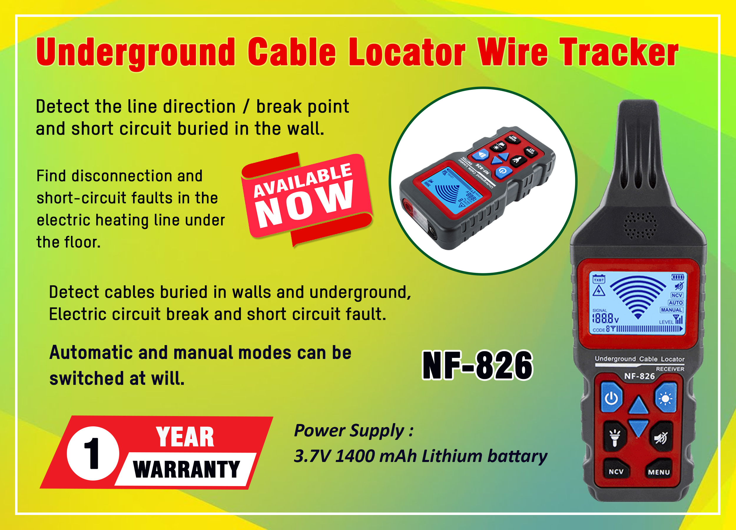 NF-826 description NETWORK TESTER redlink Sri lanka