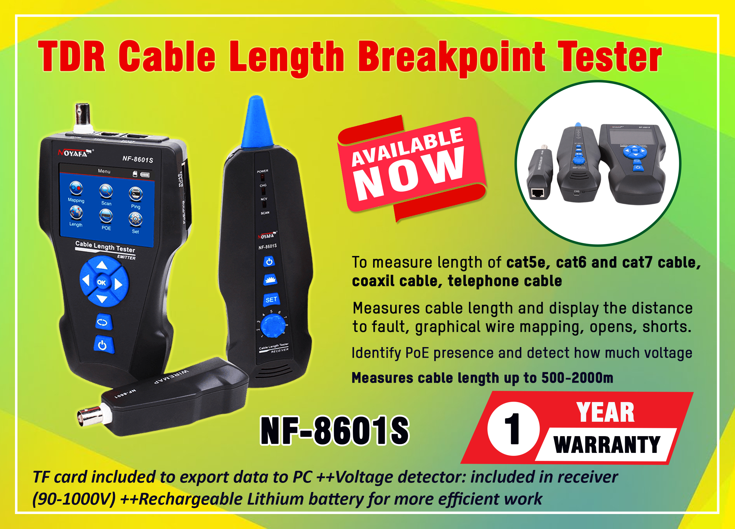 NF-8601S description NETWORK TESTER redlink Sri lanka