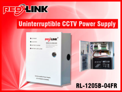 RL-1205B-04FR UNINTERRUPTIBLE CCTV POWER SUPPLY redlink Sri lanka