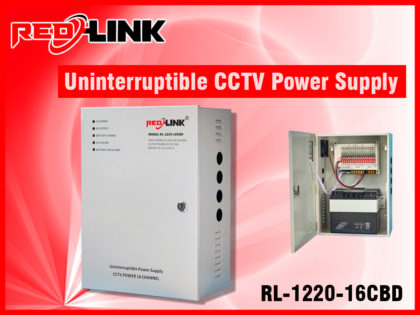 RL-1220-16CBD UNINTERRUPTIBLE CCTV POWER SUPPLY redlink Sri lanka