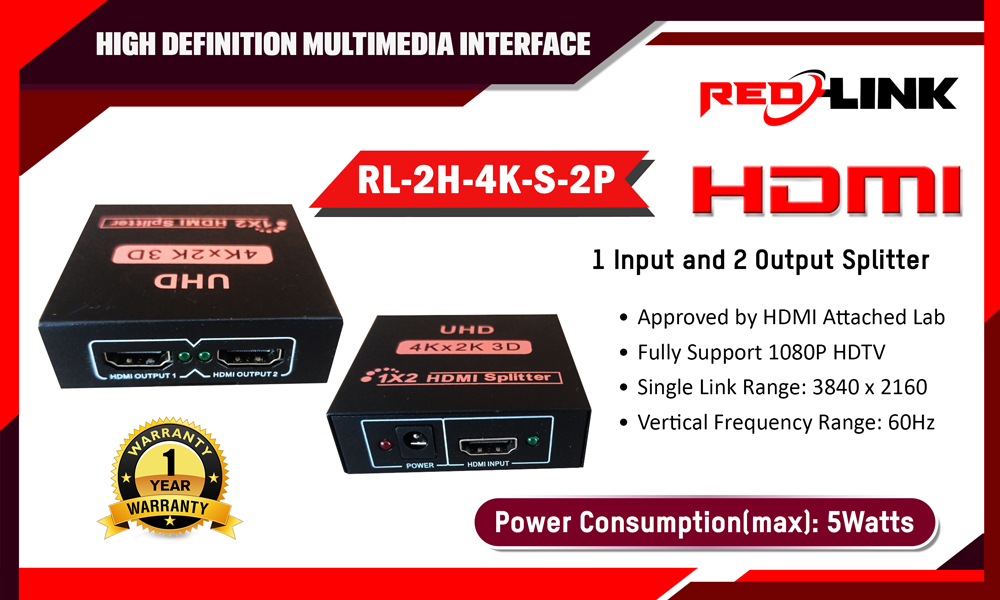RL-2H-4K-S-2P RL-HDMI redlink Sri lanka
